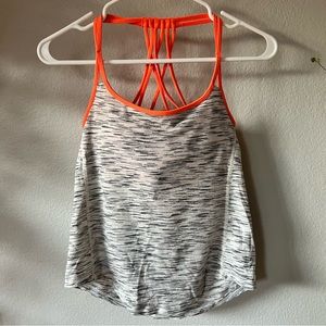 Lululemon Open Back Tank with Built-in Bra